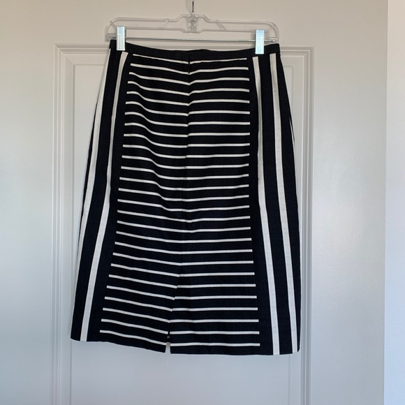J.CREW MIXED-STRIPE PENCIL SKIRT - Picture 4 of 8